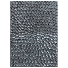 Wandornament Pictura 80x120 cm rechthoekig zilver
