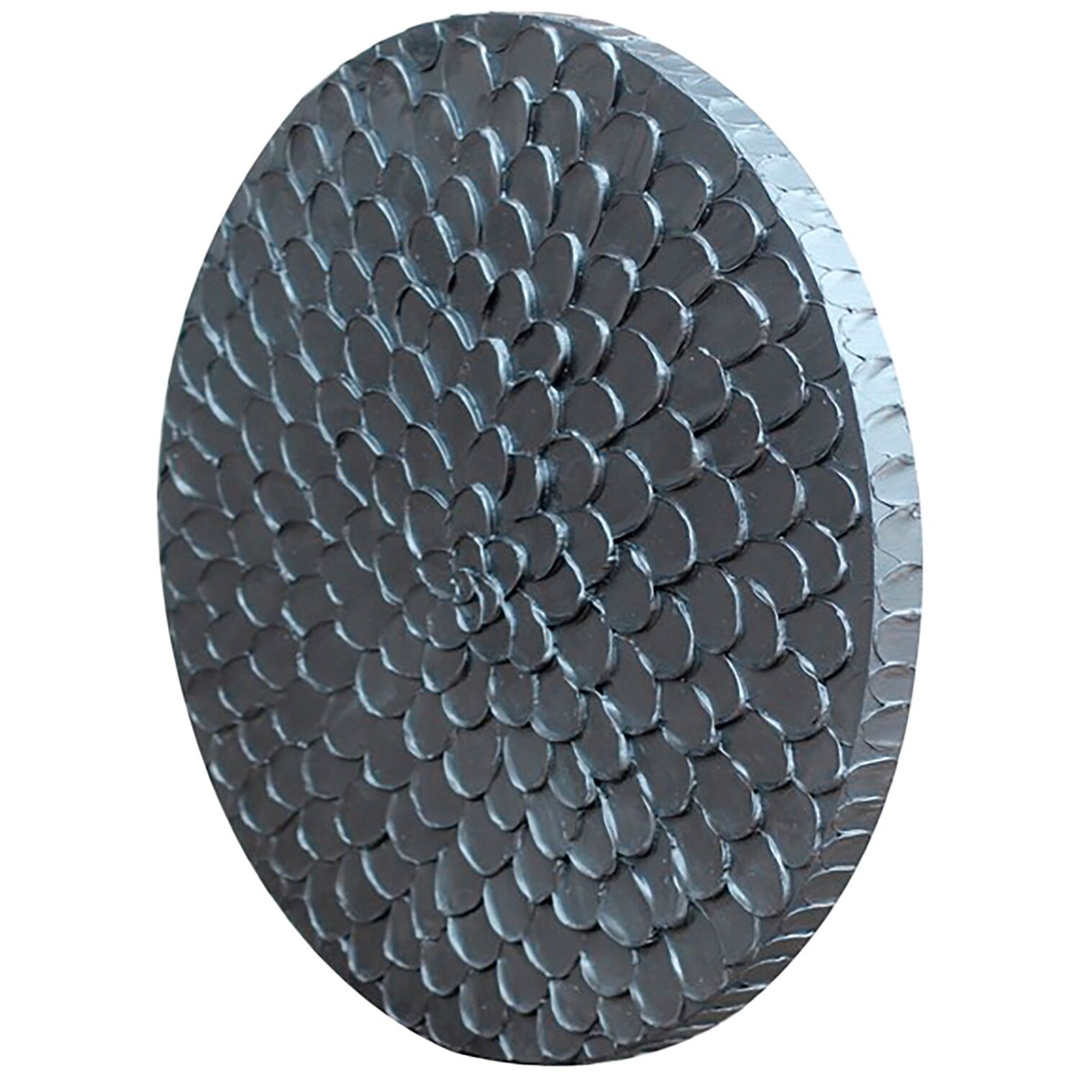 Wandornament Pictura 60 cm rond zilver
