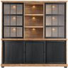 Vitrinekast Ladonia 210x209x50 cm
