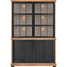Vitrinekast Ladonia 210x143x050 cm 4 schuifdeuren