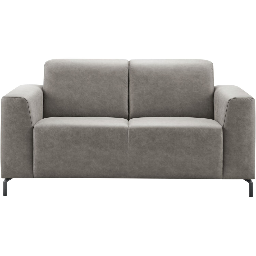 2 zitsbank Aveiro grijs basic comfort