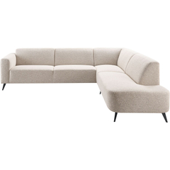 Hoekbank rechts Micco beige premium comfort