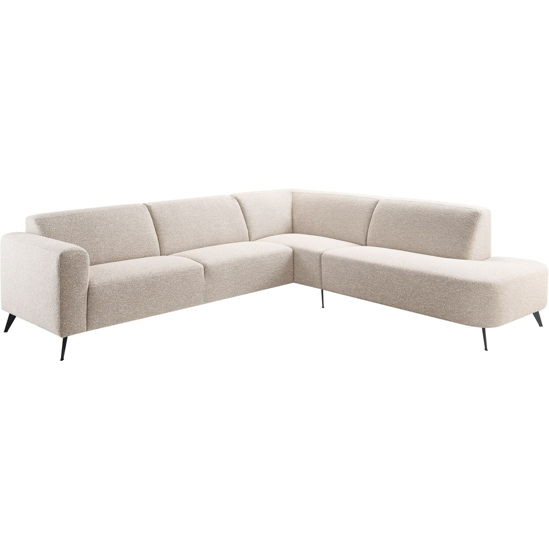 Hoekbank rechts Micco beige premium comfort
