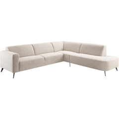 Hoekbank rechts Micco beige premium comfort