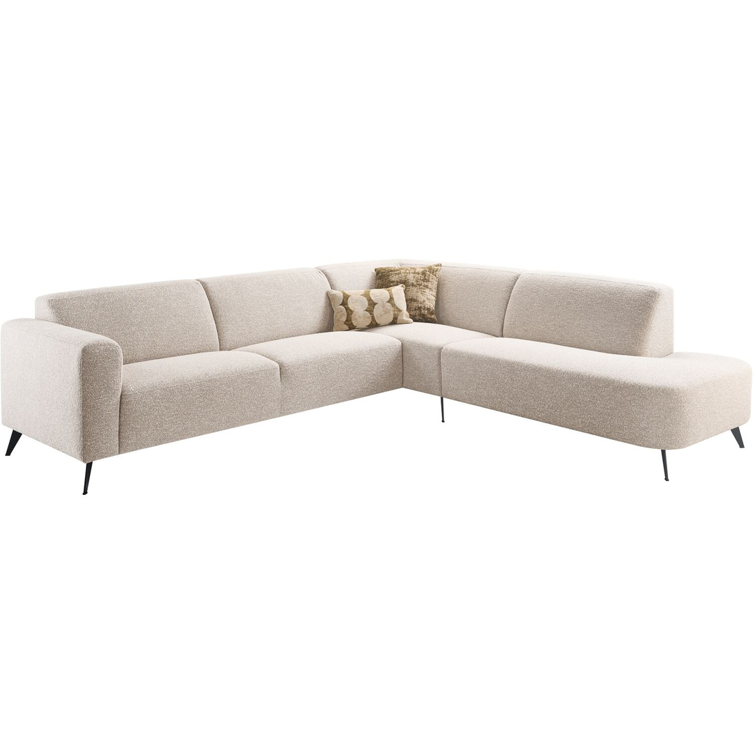 Hoekbank rechts Micco beige premium comfort