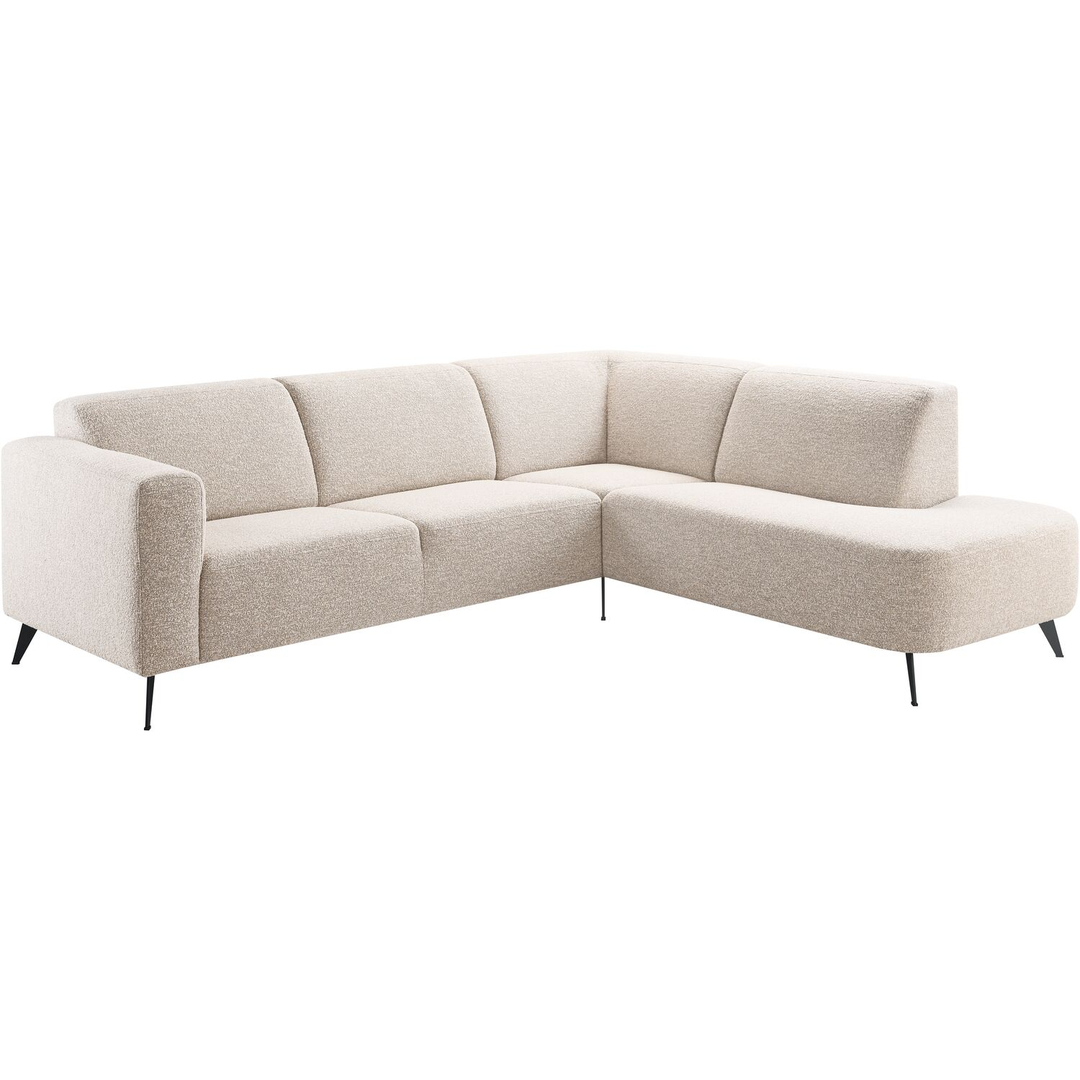 Hoekbank rechts Micco beige basic comfort