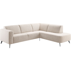 Hoekbank rechts Micco beige basic comfort