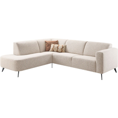 Hoekbank links Micco beige basic comfort