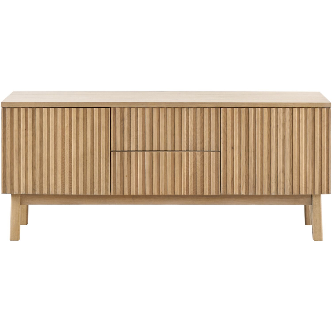 TV-meubel Arrosto eikenhout 58x135x40 cm light roast