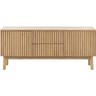 TV-meubel Arrosto eikenhout 58x135x40 cm light roast