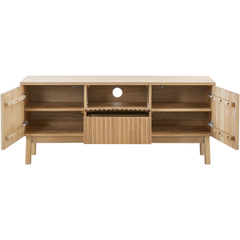 TV-meubel Arrosto eikenhout 58x135x40 cm light roast