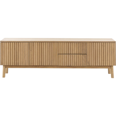 TV-meubel Arrosto eikenhout 58x180x40 cm light roast