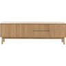 TV-meubel Arrosto eikenhout 58x180x40 cm light roast