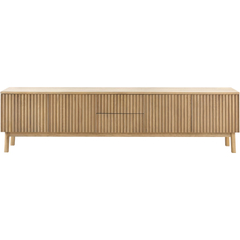 TV-meubel Arrosto eikenhout 58x225x40 cm light roast