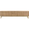 TV-meubel Arrosto eikenhout 58x225x40 cm light roast