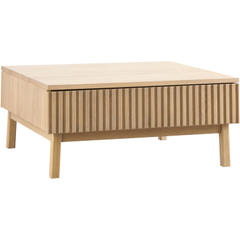 Salontafel Arrosto eikenhout 90x90 cm vierkant light roast