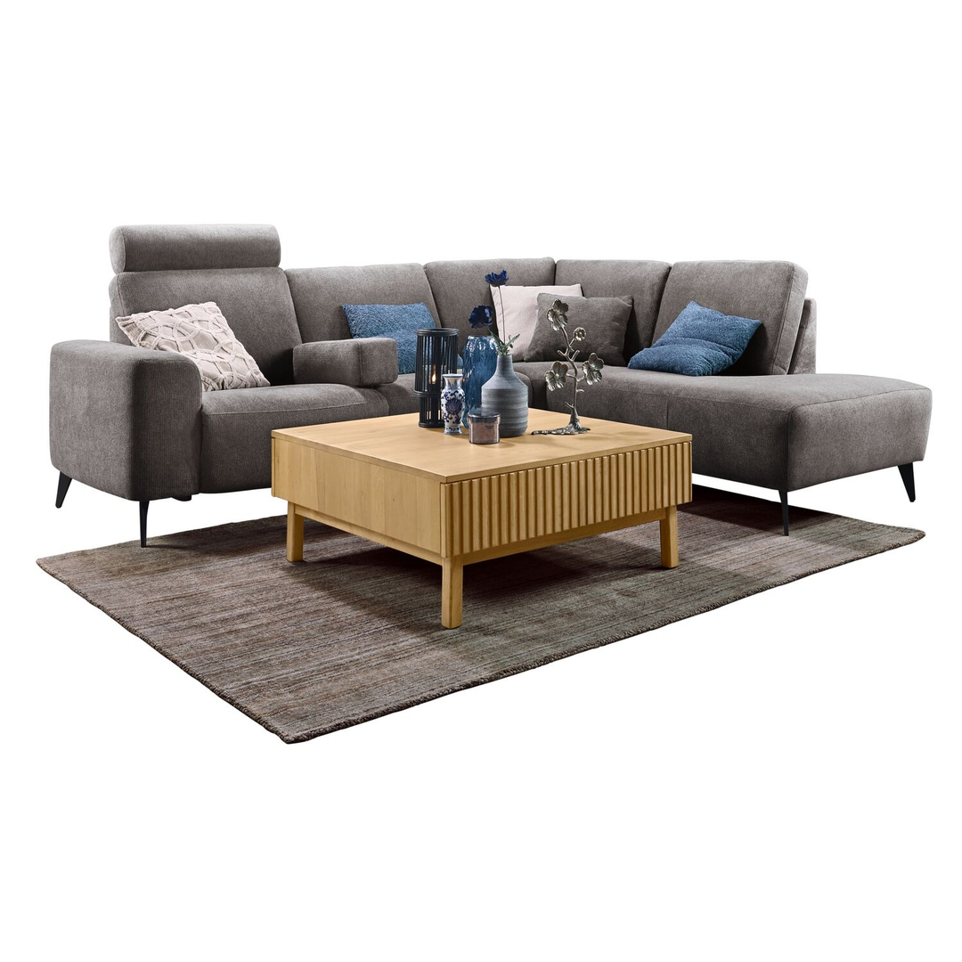 Salontafel Arrosto eikenhout 90x90 cm vierkant light roast