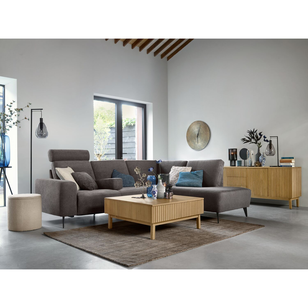 Salontafel Arrosto eikenhout 90x90 cm vierkant light roast