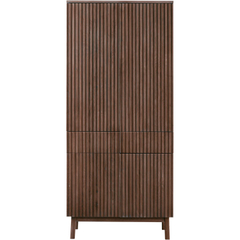 Opbergkast Arrosto eikenhout 202x90x45 cm Dark Roast