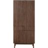 Opbergkast Arrosto eikenhout 202x90x45 cm Dark Roast