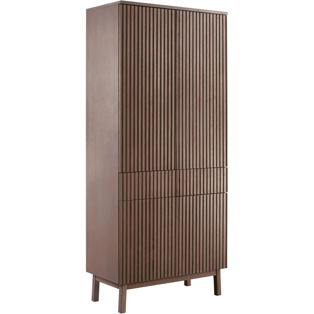 Opbergkast Arrosto eikenhout 202x90x45 cm Dark Roast