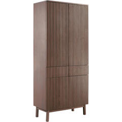 Opbergkast Arrosto eikenhout 202x90x45 cm Dark Roast
