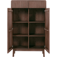 Opbergkast Arrosto eikenhout 148x90x45 cm Dark Roast