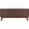 TV-meubel Arrosto eikenhout 58x135x40 cm Dark Roast