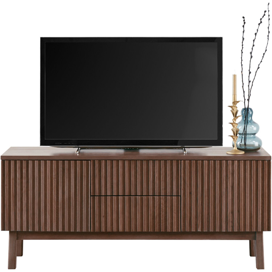 TV-meubel Arrosto eikenhout 58x135x40 cm Dark Roast