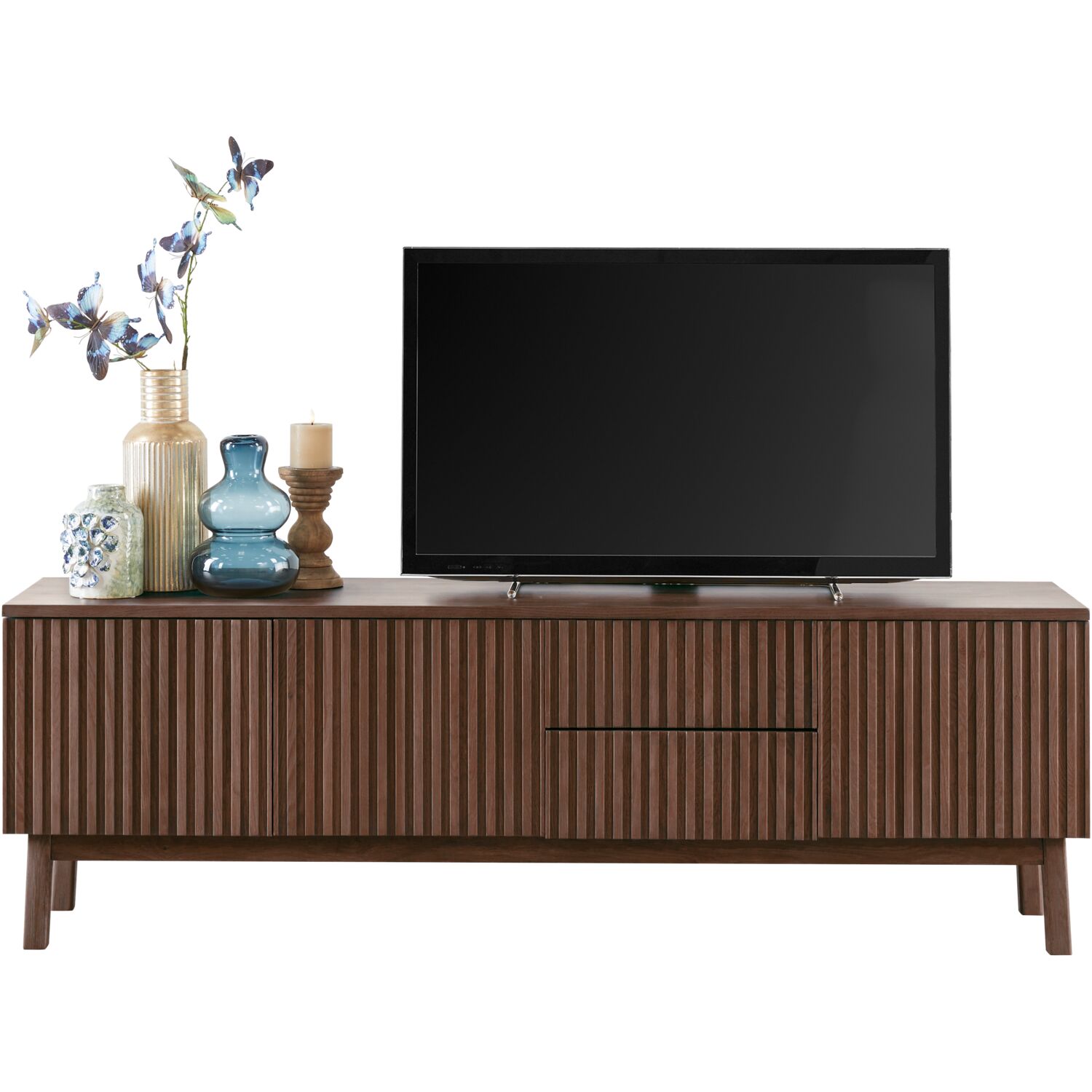 TV-meubel Arrosto eikenhout 58x180x40 cm Dark Roast | Pronto Wonen
