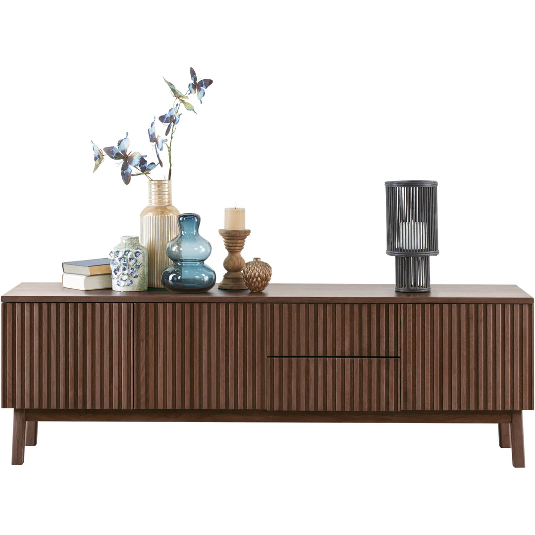 TV-meubel Arrosto eikenhout 58x180x40 cm Dark Roast