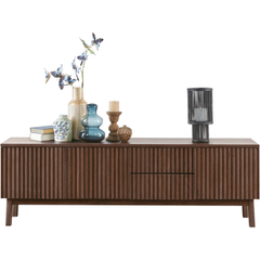 TV-meubel Arrosto eikenhout 58x180x40 cm Dark Roast