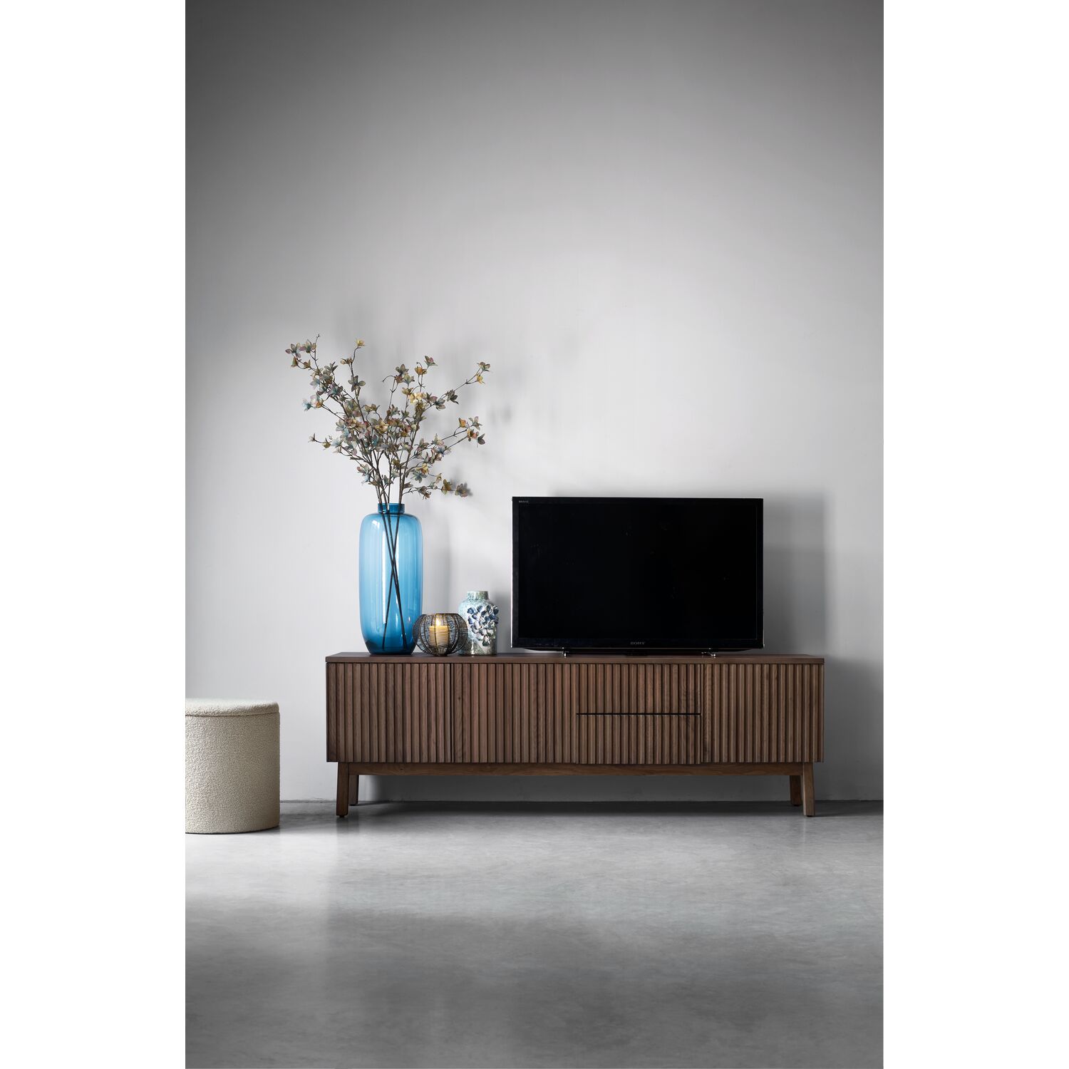 TV-meubel Arrosto eikenhout 58x180x40 cm Dark Roast | Pronto Wonen