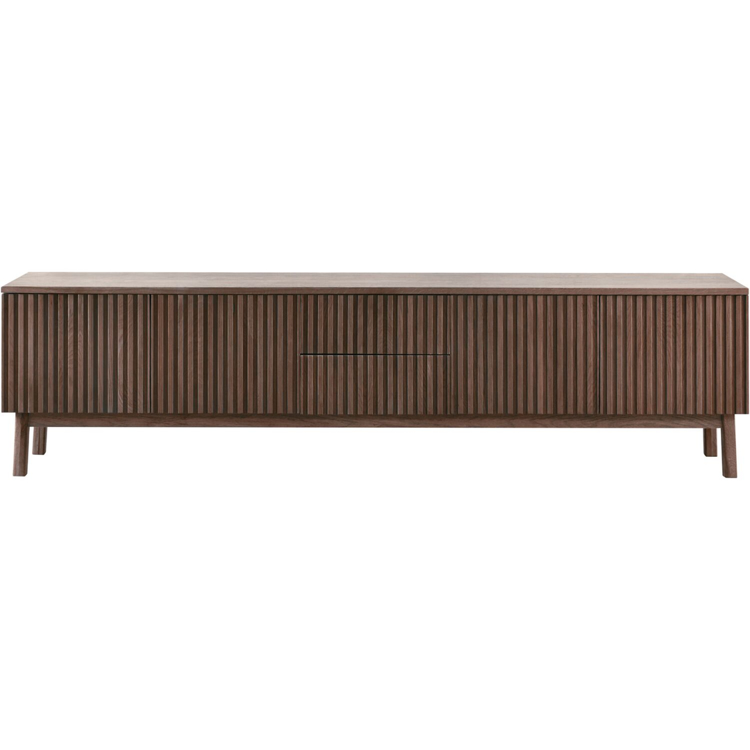 TV-meubel Arrosto eikenhout 58x225x40 cm Dark Roast
