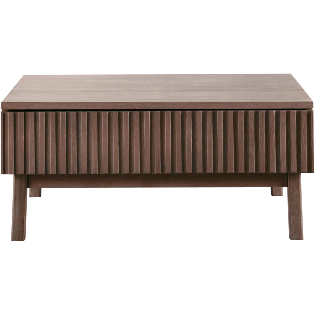 Salontafel Arrosto eikenhout 90x90 cm vierkant Dark Roast