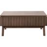 Salontafel Arrosto eikenhout 90x90 cm vierkant Dark Roast