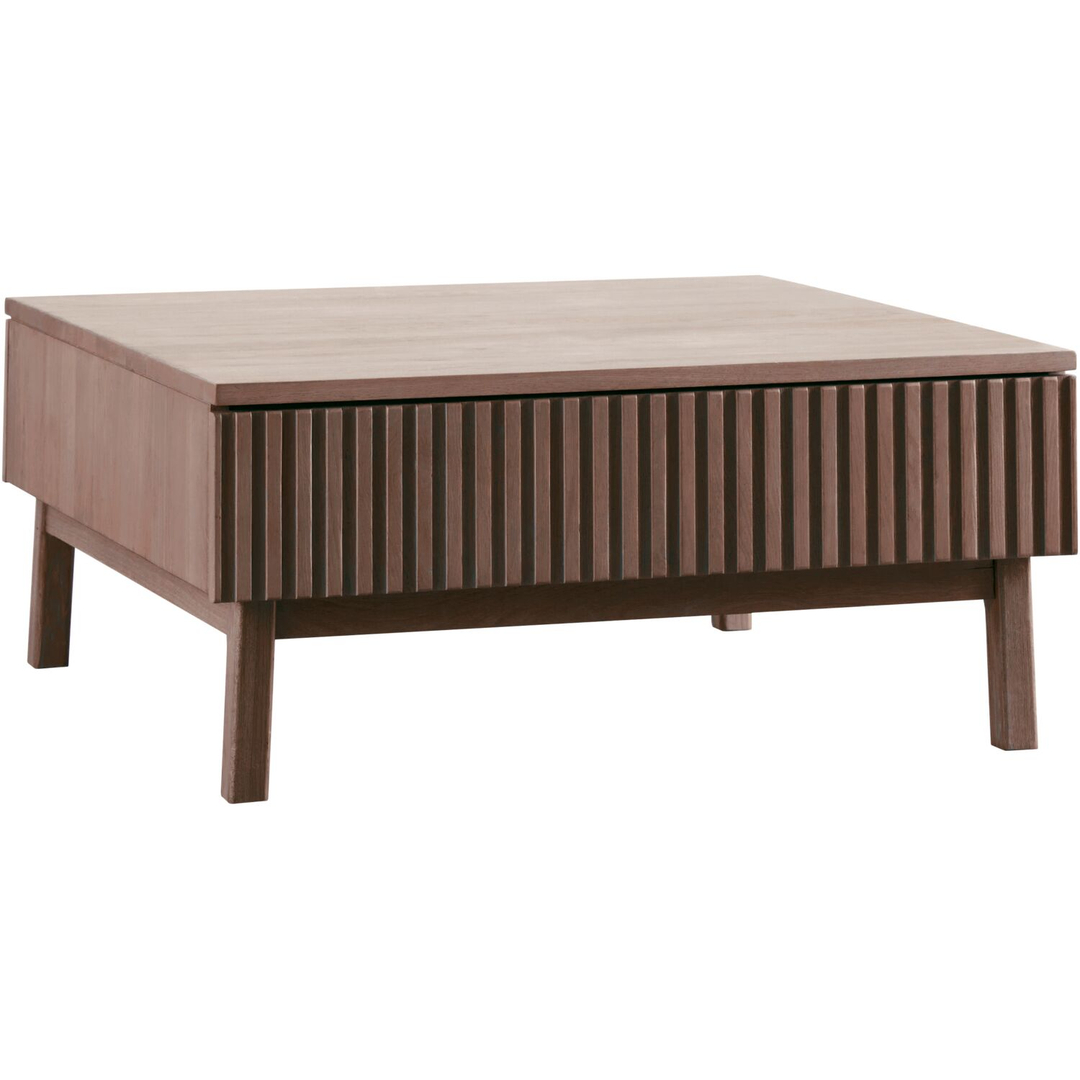 Salontafel Arrosto eikenhout 90x90 cm vierkant Dark Roast
