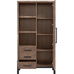 Opbergkast Ricardi 175x90x45 cm dark mango
