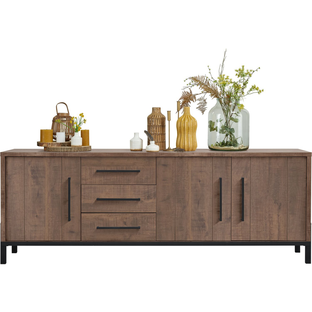 Dressoir Ricardi 240x87x45 cm dark mango