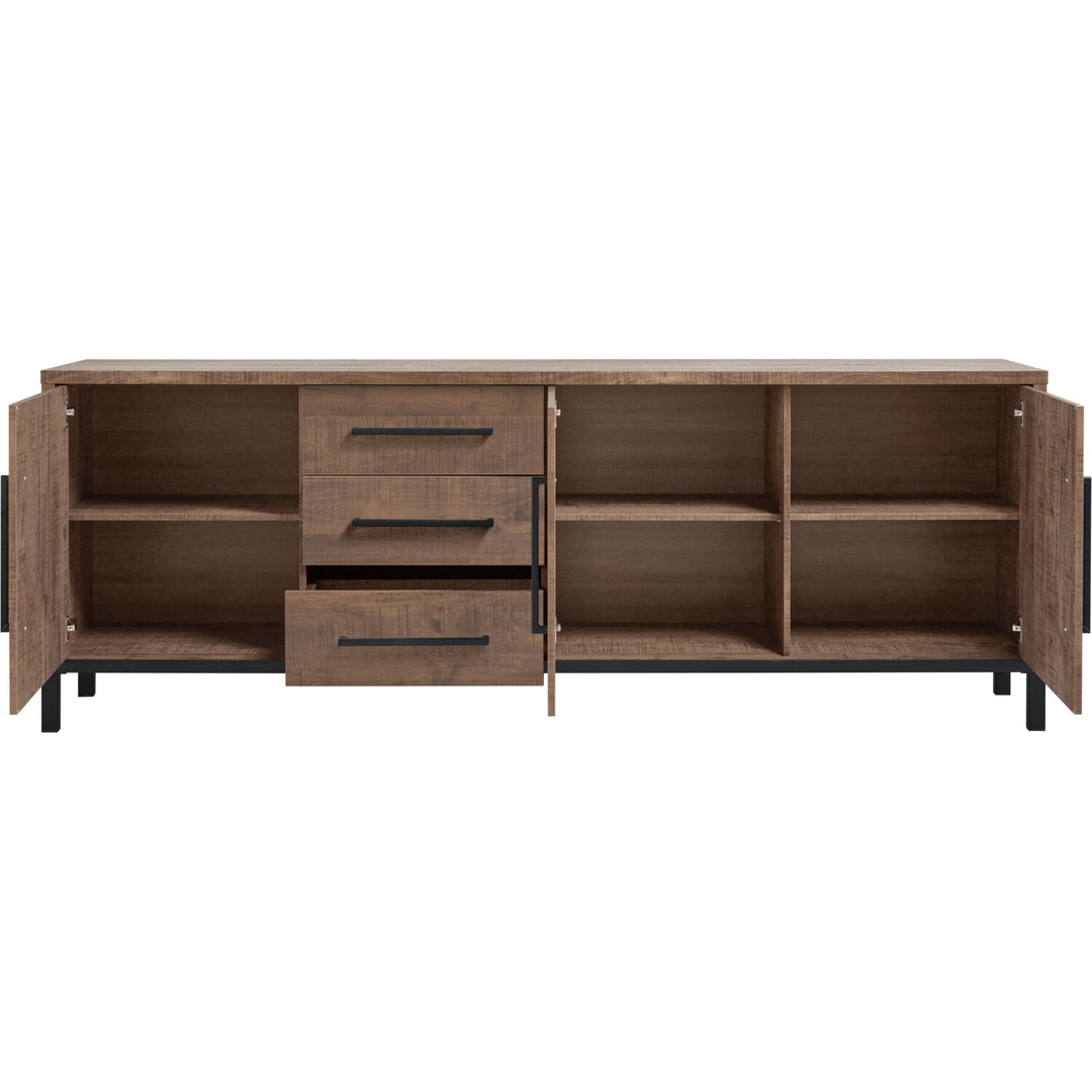 Dressoir Ricardi 240x87x45 cm dark mango