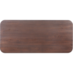 Eettafel Tavolo eikenhout 220x100 cm rechthoekig donkerbruin