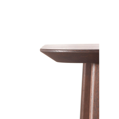 Eettafel Tavolo eikenhout 220x100 cm rechthoekig donkerbruin