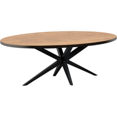 Eettafel Mascaro 250x128 cm ovaal mango