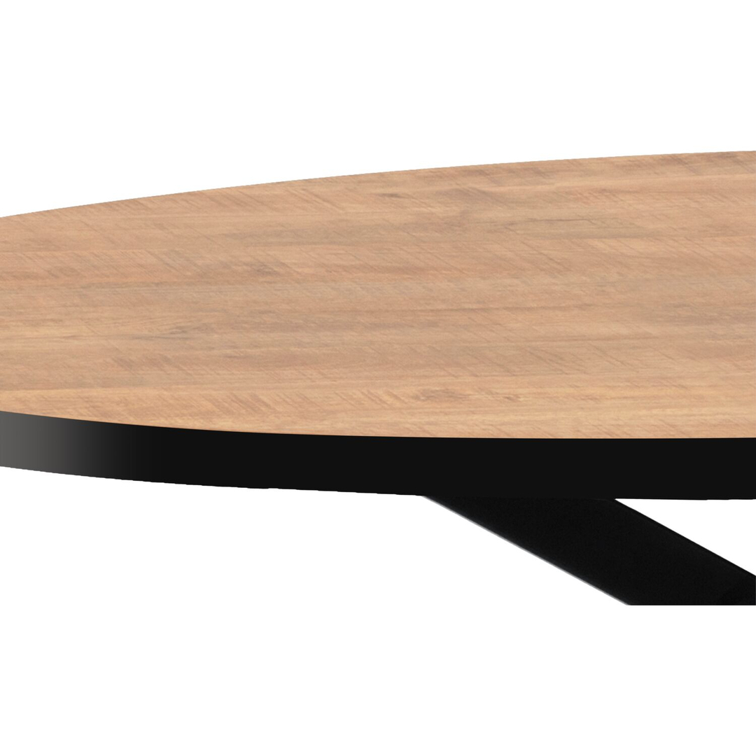 Eettafel Mascaro 250x128 cm ovaal mango