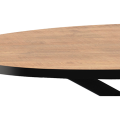 Eettafel Mascaro 250x128 cm ovaal mango