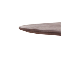 Salontafel Tavolo eikenhout 70x70 cm organisch donkerbruin