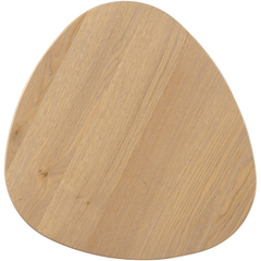 Bijzettafel Tavolo eikenhout 50x50 cm organisch bruin