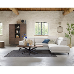 Salontafel Mascaro 135x67 cm Deens ovaal dark mango