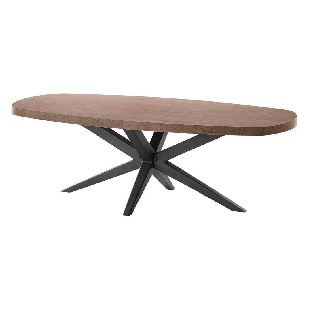 Salontafel Mascaro 135x67 cm Deens ovaal dark mango