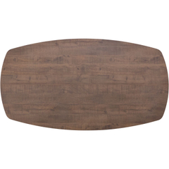 Salontafel Mascaro 135x67 cm Deens ovaal dark mango
